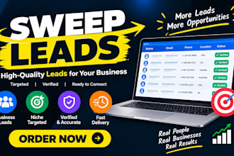 give you premium sweep leads, usa leads, gambler leads, mega million leads