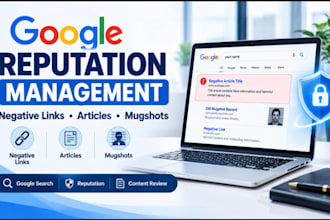 remove negative links, articles, false news, mugshots and cases from google