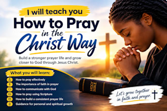 teach you how to pray in christ way
