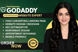 godaddy website design godaddy website redesign godaddy website expert go