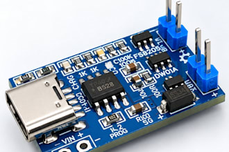 design an embedded power pcb with usb c battery and dc dc power