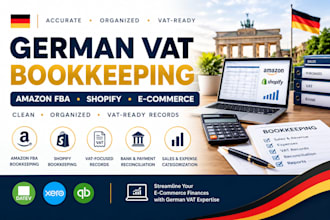 german vat bookkeeping for amazon fba and shopify sellers