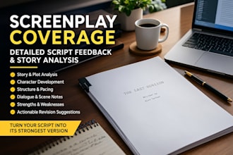provide professional screenplay coverage and detailed script feedback