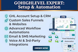 gohighlevel ghl automation setup and go high level crm workflows ai that convert