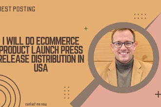 do ecommerce product launch press release distribution to top news in USA