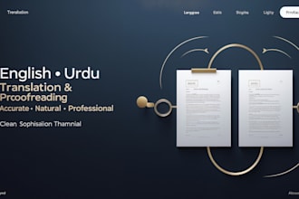 do english to urdu and urdu to english translation and proofreading