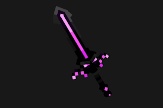 create custom minecraft blockbench weapons, items and tools