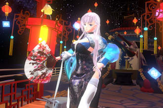 make 3d model for vrchat pc quest vrc avatar rigging, fix issues, do unity setup