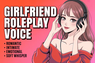 record seductive female roleplay flirty voice, fantasy, girlfriend, asmr