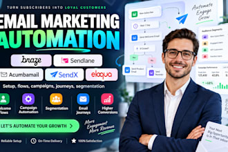setup braze sendlane acumbamail sendx eloqua email marketing automation