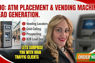 do atm machine, vending machine, vending locator, lead generation cold calling