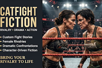 write dramatic catfight stories, rivalries, and fictional fight scenes