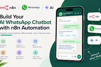 build n8n whatsapp ai chatbot and automation