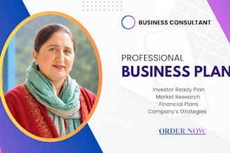 prepare investor ready proposal and business plan