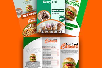 do modern flyer design, brochure, and leaflet for your business