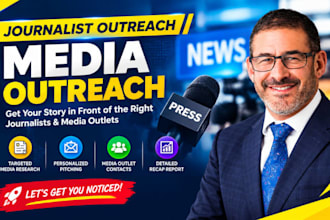 do journalist outreach to media outlets for PR coverage and brand exposure