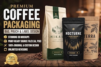 design coffee bag, coffee and pouch and coffee packaging for coffee brands