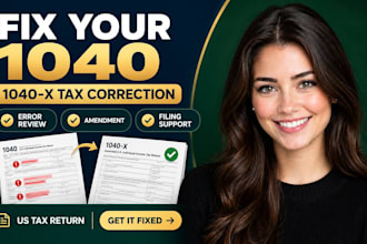 fix amend US tax return errors 1040 1040x ghost preparer irs audit correction