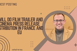 do film trailer and cinema press release distribution in france and eu