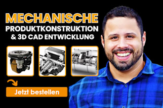 provide 3d mechanical design, dfm engineering, and functional product prototype