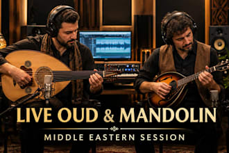 authentic middle eastern oud, mandolin tracks for your song
