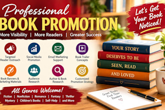 promote your book to increase visibility