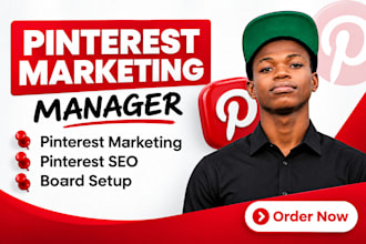 be your pinterest marketing manager for SEO, traffic and sales