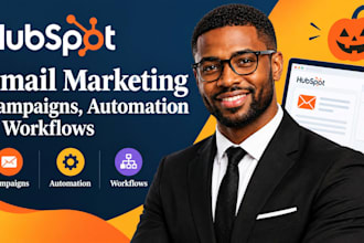 create hubspot email marketing campaigns, automation and workflows