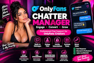 be your creator community manager chat support dm manager and virtual assistance
