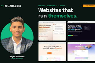 build you automated websites and systems