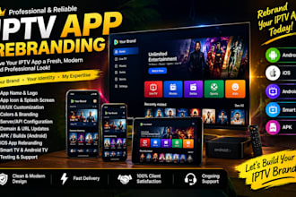rebrand ios iptv, android tv app, smart tv app rebrand, iptv rebrand, iptv apk