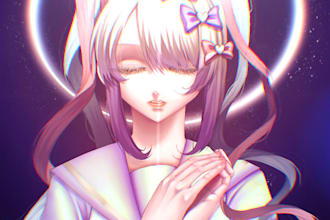 draw character art for you