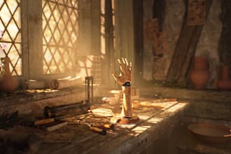 create a game ready 3d environment in unreal engine 5