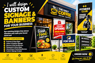 design custom signs and banners