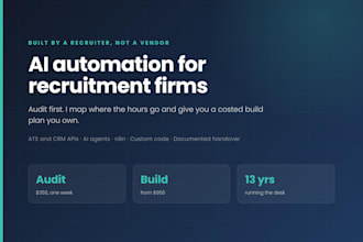 build ai automation for your recruitment or staffing agency