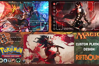design custom playmat artwork mtg playmat gundam playmat deskmat pokemon tcg mat