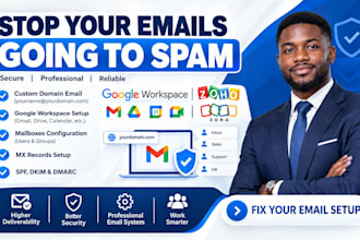 set up zoho mail custom domain email mailboxes aliases mx records spf dkim dmarc