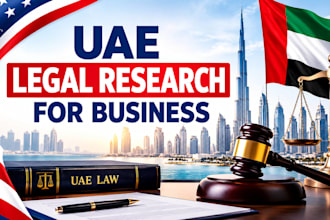 conduct professional uae legal research for businesses and compliance