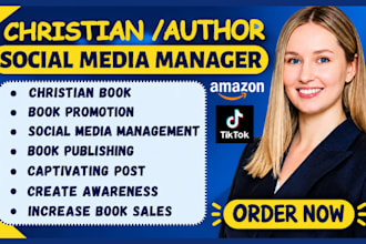 create christian book promotion videos and booktok author marketing