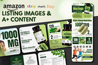 design amazon listing images and supplement aplus content