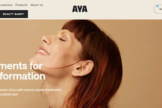 design a squarespace medical, aesthetic and healthcare clinic website
