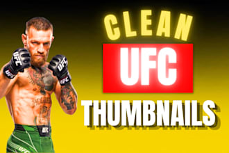 make vibrant ufc thumbnails