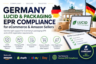 help with germany lucid registration and packaging epr compliance