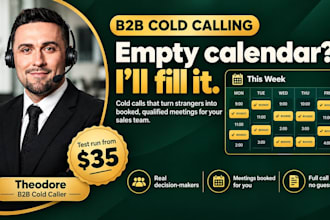 cold call your b2b leads and book qualified sales appointments