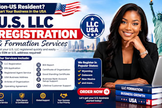 do USA llc registration non US resident in wyoming with ein number llc formation