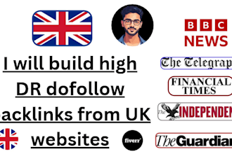 build high DR dofollow backlinks from UK websites