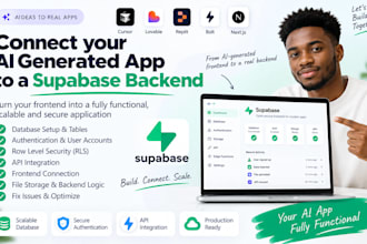 connect your ai generated app to a supabase backend