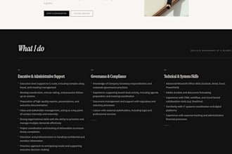 support you with your pa ea, admin, wordpress requirements