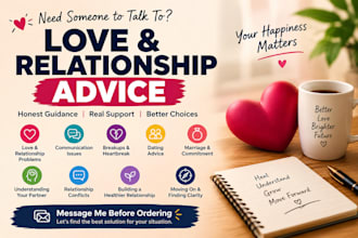 give honest love and relationship advice for dating and relationships