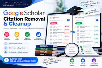 do google scholar scopus citation audit cleanup fix errors remove duplicate
